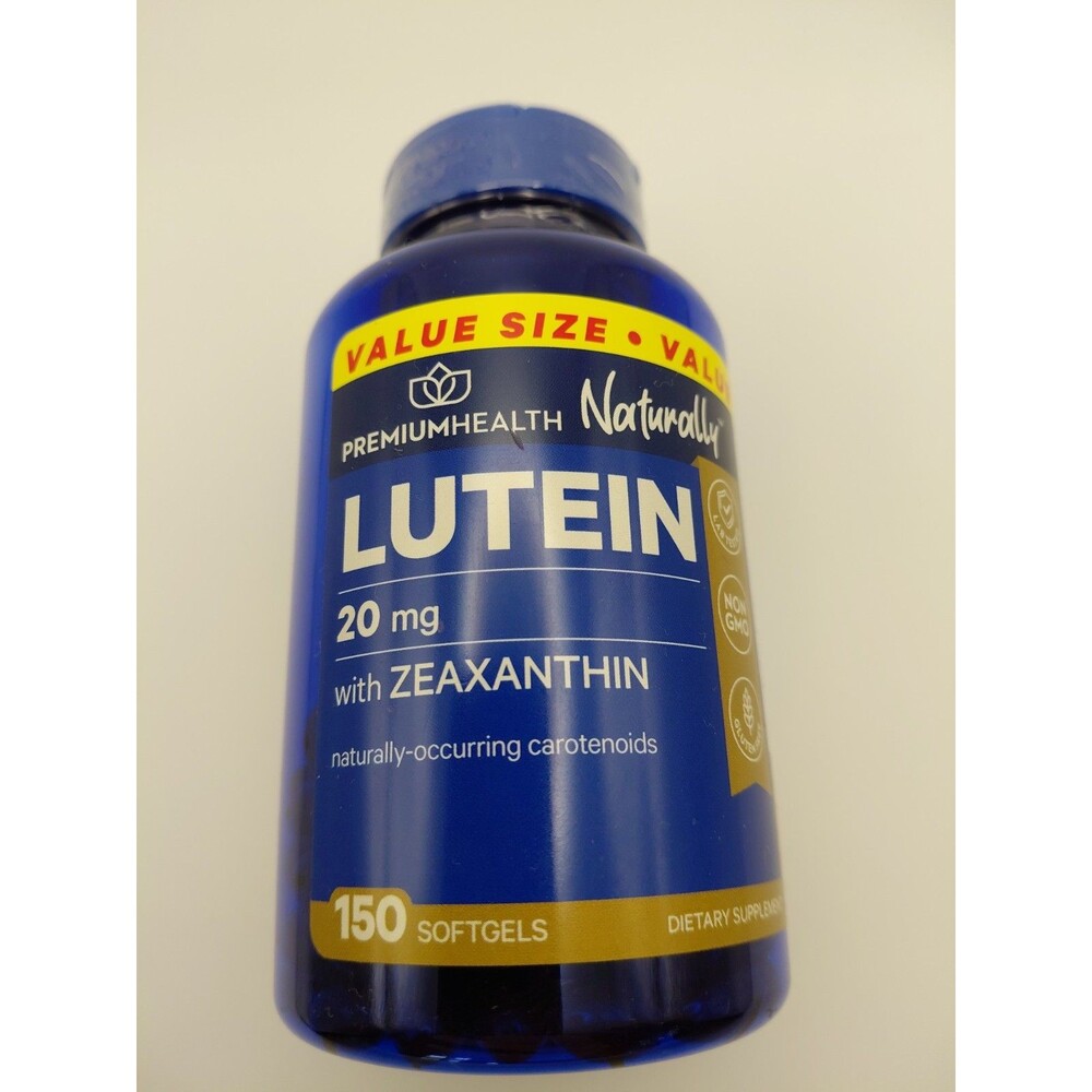 PREMIUMHEALTH Eye Health Softgels Lutein 20 mg and Zeaxanthin 1 mg, 150 ct.